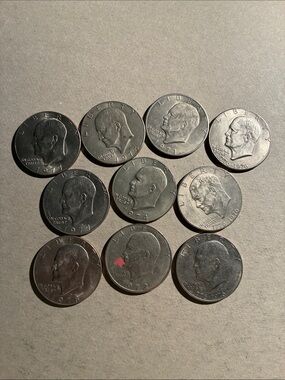 10 Eisenhower $1 lot